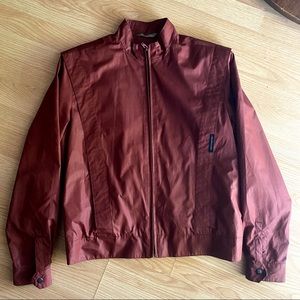 Vintage Member’s Only Jacket 13/14 Burgundy Zip Up